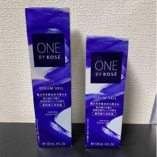 ワンバイコーセー(ONE BY KOSE（KOSE）)のワンバイコーセー　セラムヴェール 120ml 本体と付け替え(美容液)