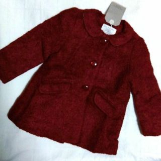 ザラ(ZARA)の【未使用】92　ZARA baby Girl　モヘアウールのAラインコート(コート)