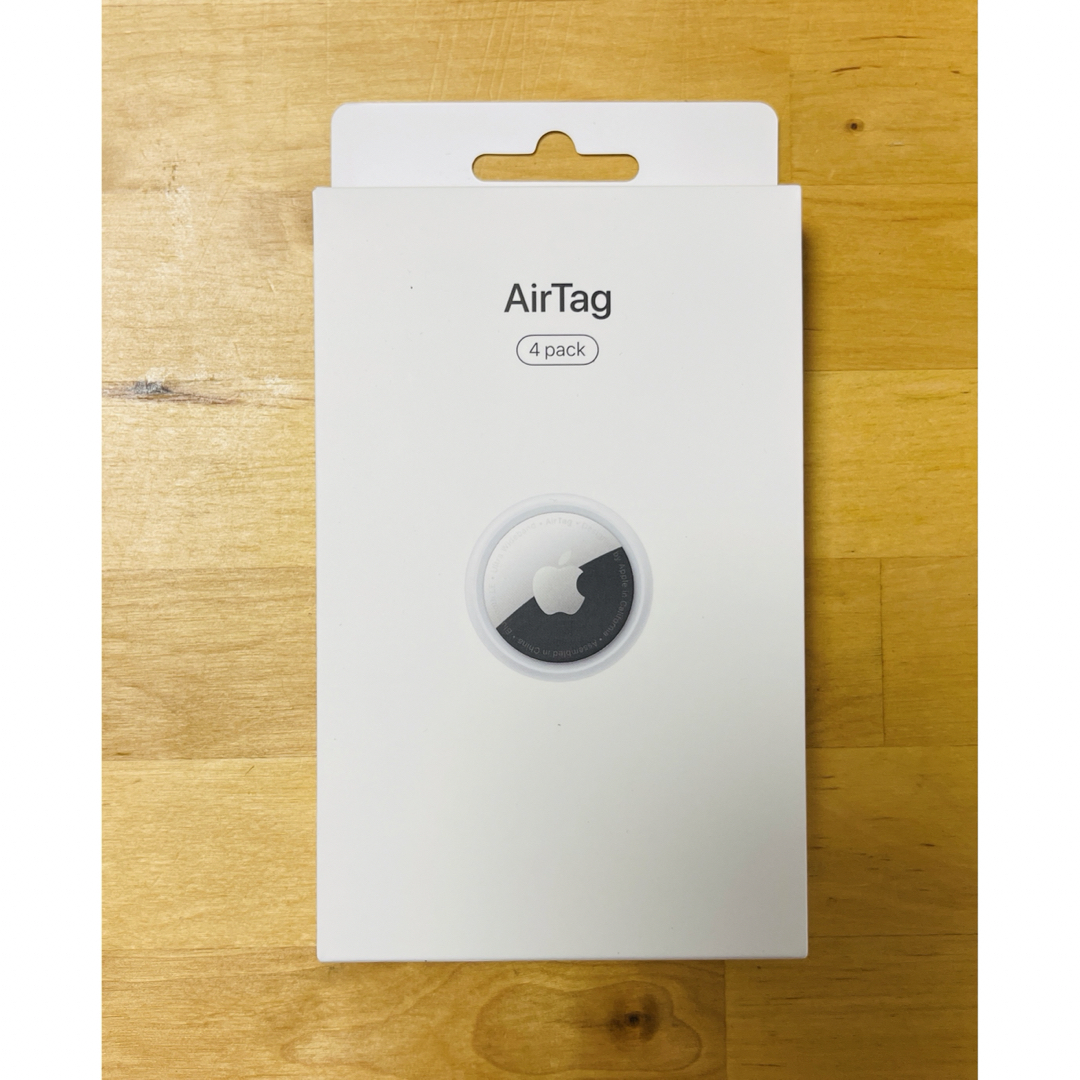 【新品未使用】Apple AirTag  本体 4個パックスマホアクセサリー