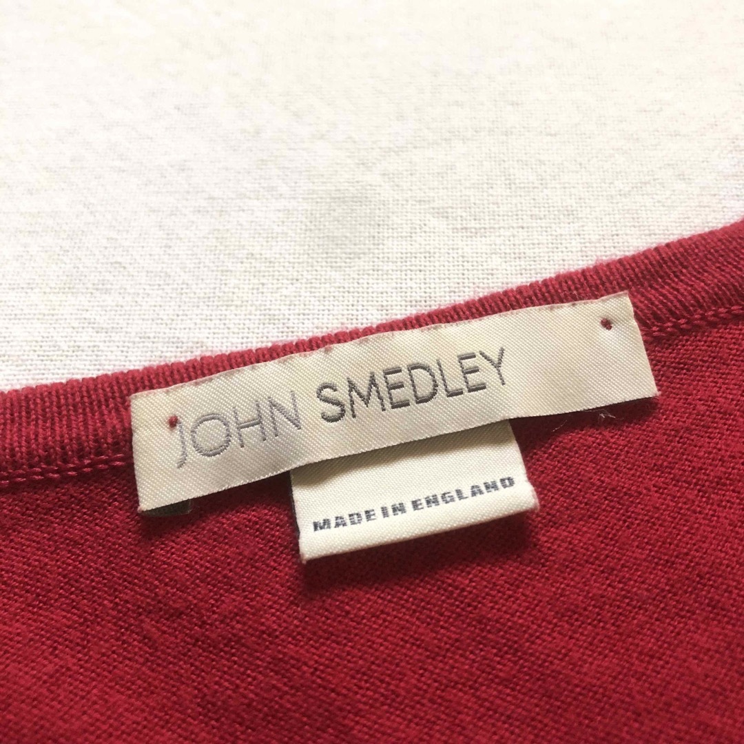 JOHN SMEDLEY(ジョンスメドレー)のJOHN SMEDLEY レディース 半袖コットンクルーネックニット tシャツ レディースのトップス(カットソー(半袖/袖なし))の商品写真