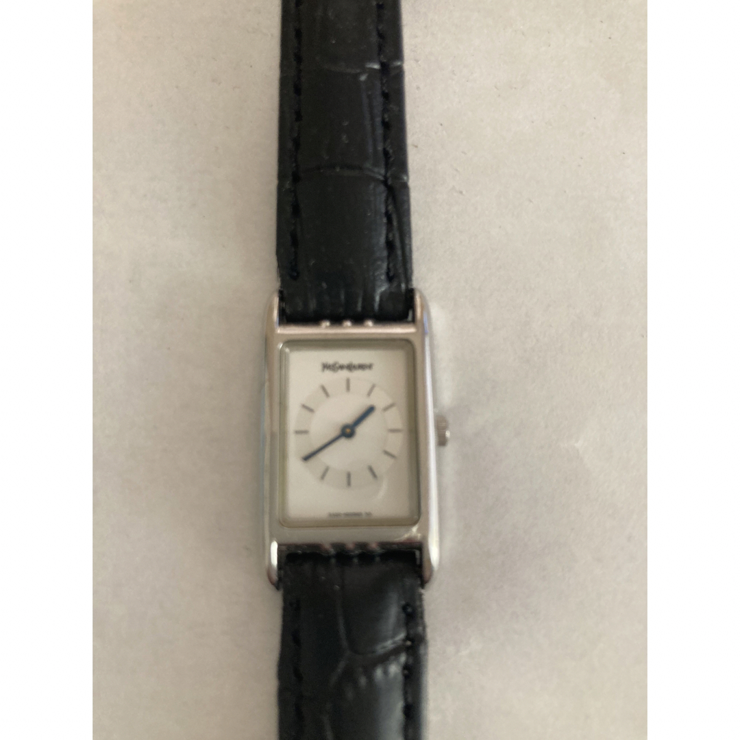 イヴ・サンローラン　不動　時計　新品ベルト　スクエアフェイス　レディース腕時計ファッション小物