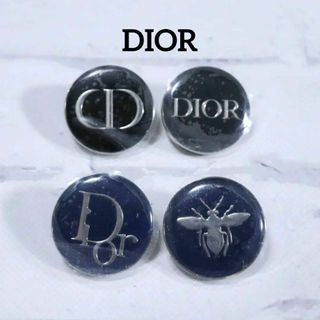 極美品✨　Dior　ブローチ　CD ロゴ　カラーストーン　希少　刻印