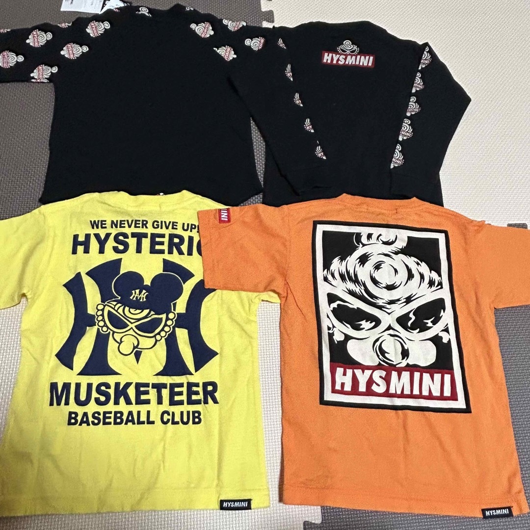 ヒステリックミニ❤ひれ付きパーカーとらTシャツ 105㌢