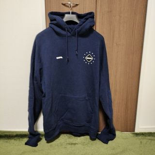 FCRB POLARTEC HOODIE パーカー ネイビー M