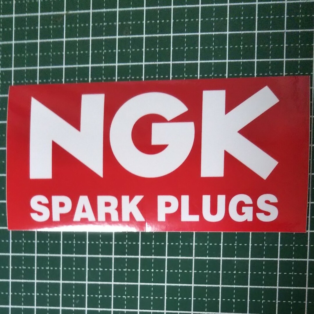 NGKスパークプラグ  ステッカー 自動車/バイクのバイク(ステッカー)の商品写真
