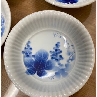 フカガワセイジ(深川製磁)の深川製磁 ブルーワイナリー 5号鉢  4皿(食器)