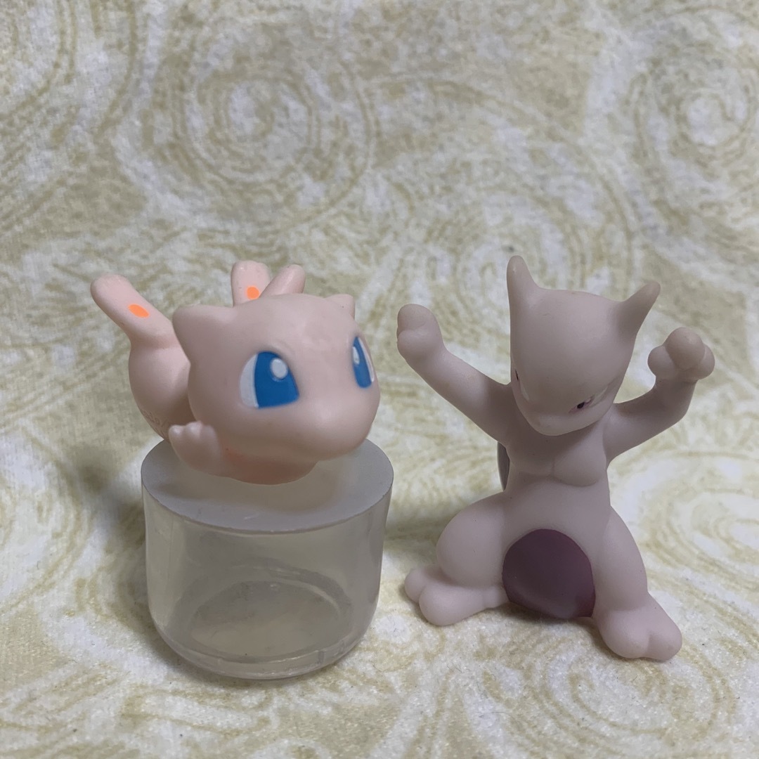 ポケモン フィギュア キッズ 指人形 ミュウツー ミュウ エンタメ/ホビーのおもちゃ/ぬいぐるみ(キャラクターグッズ)の商品写真