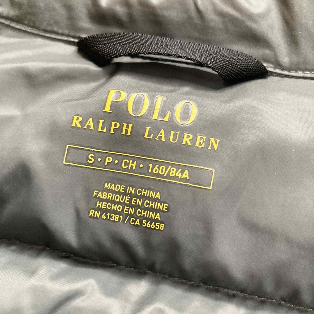 POLO RALPH LAUREN(ポロラルフローレン)のポロラルフローレン ダウンジャケット ライトダウン グレー ポニー刺繍ロゴ S レディースのジャケット/アウター(ダウンジャケット)の商品写真