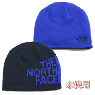 ザノースフェイス(THE NORTH FACE)の未使用 ノースフェイス ニット帽 キャップ ビーニー 帽子 ロゴ 送料無料(ニット帽/ビーニー)