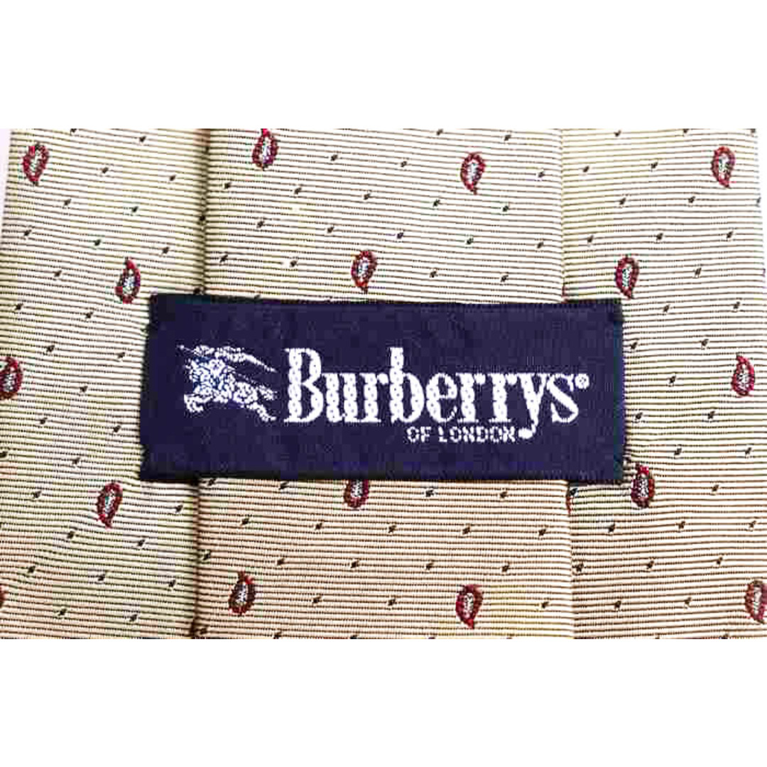 BURBERRY(バーバリー)のバーバリーズ ブランド ネクタイ シルク ペイズリー柄 ドット柄 ホースマーク メンズ ブラウン Burberrys メンズのファッション小物(ネクタイ)の商品写真