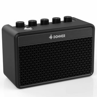 Donner ギターアンプ ミニ 5W 充電式 3バンドEQ搭載 卓上 コンパク(楽器のおもちゃ)