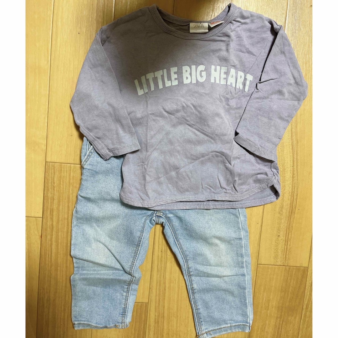 ZARA KIDS(ザラキッズ)のZARA ベビー 12-18m デニム キッズ/ベビー/マタニティのベビー服(~85cm)(パンツ)の商品写真