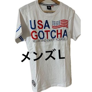 ガッチャ(GOTCHA)の専用　　　GOTCHA ガッチャ ロゴ刺繍(前後)メンズL【未使用に近い】(Tシャツ/カットソー(半袖/袖なし))