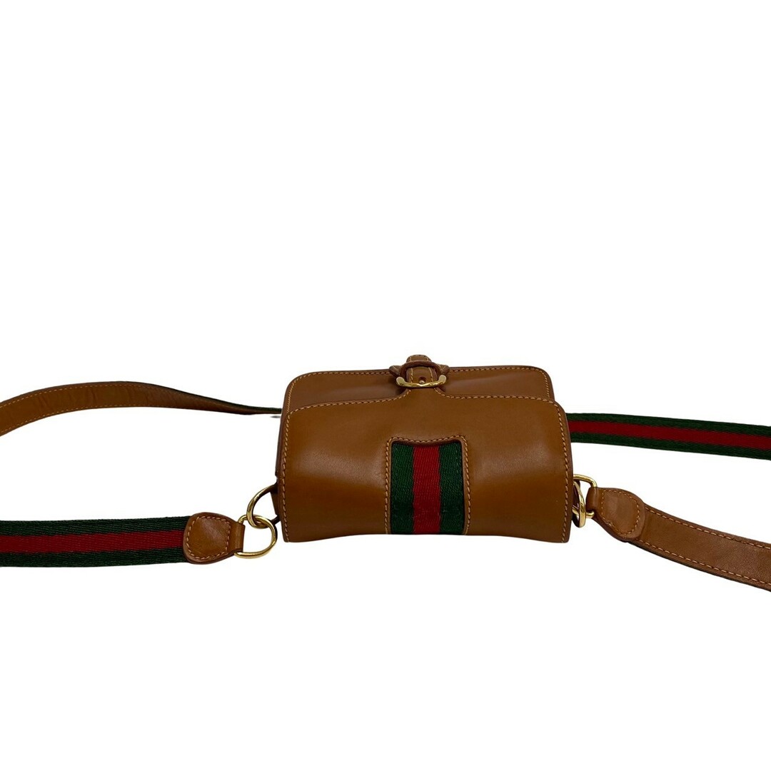 Gucci - 極 美品 GUCCI グッチ オールドグッチ シェリーライン レザー
