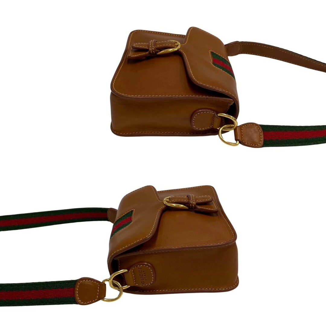 Gucci - 極 美品 GUCCI グッチ オールドグッチ シェリーライン レザー