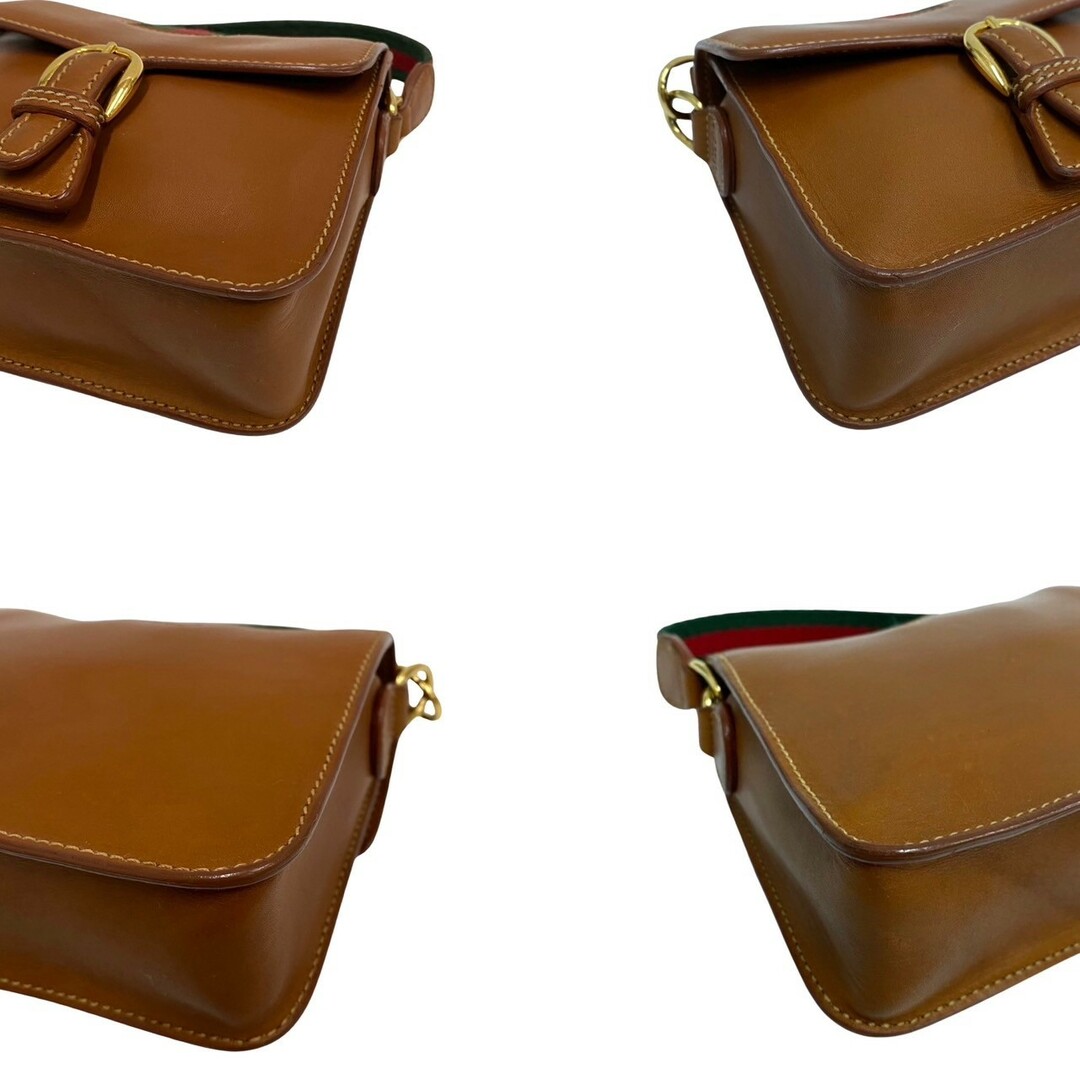 Gucci - 極 美品 GUCCI グッチ オールドグッチ シェリーライン レザー