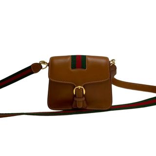 Gucci - 極 美品 GUCCI グッチ オールドグッチ シェリーライン レザー