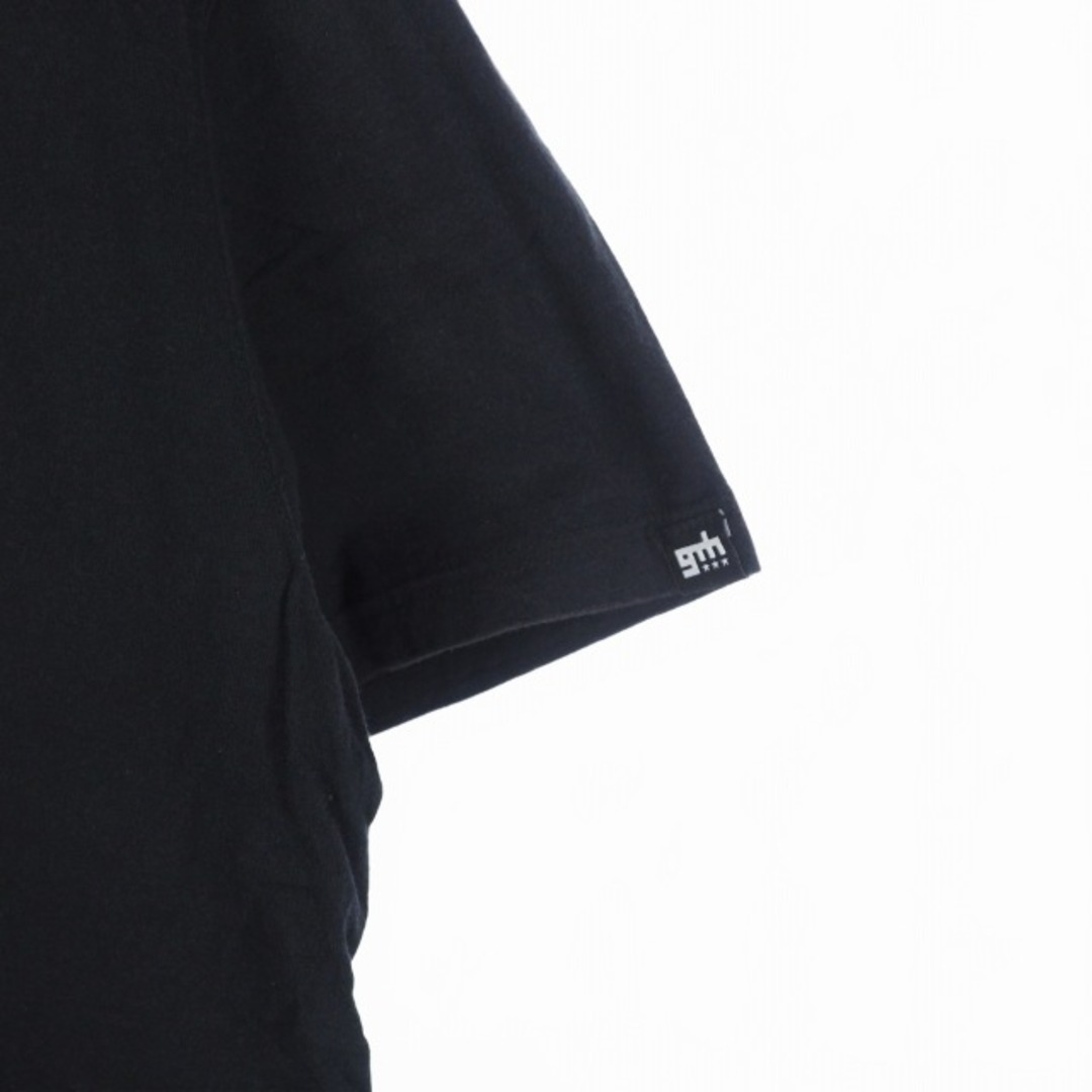 RESONATE GOODENOUGH(リゾネイトグッドイナフ)のリゾネイト グッドイナフ Tシャツ ワンポイントロゴ 半袖 丸首 M 黒  メンズのトップス(Tシャツ/カットソー(半袖/袖なし))の商品写真