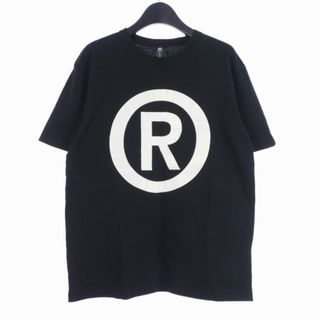 リゾネイトグッドイナフ(RESONATE GOODENOUGH)のリゾネイト グッドイナフ Tシャツ ワンポイントロゴ 半袖 丸首 Ｍ 黒 (Tシャツ/カットソー(半袖/袖なし))