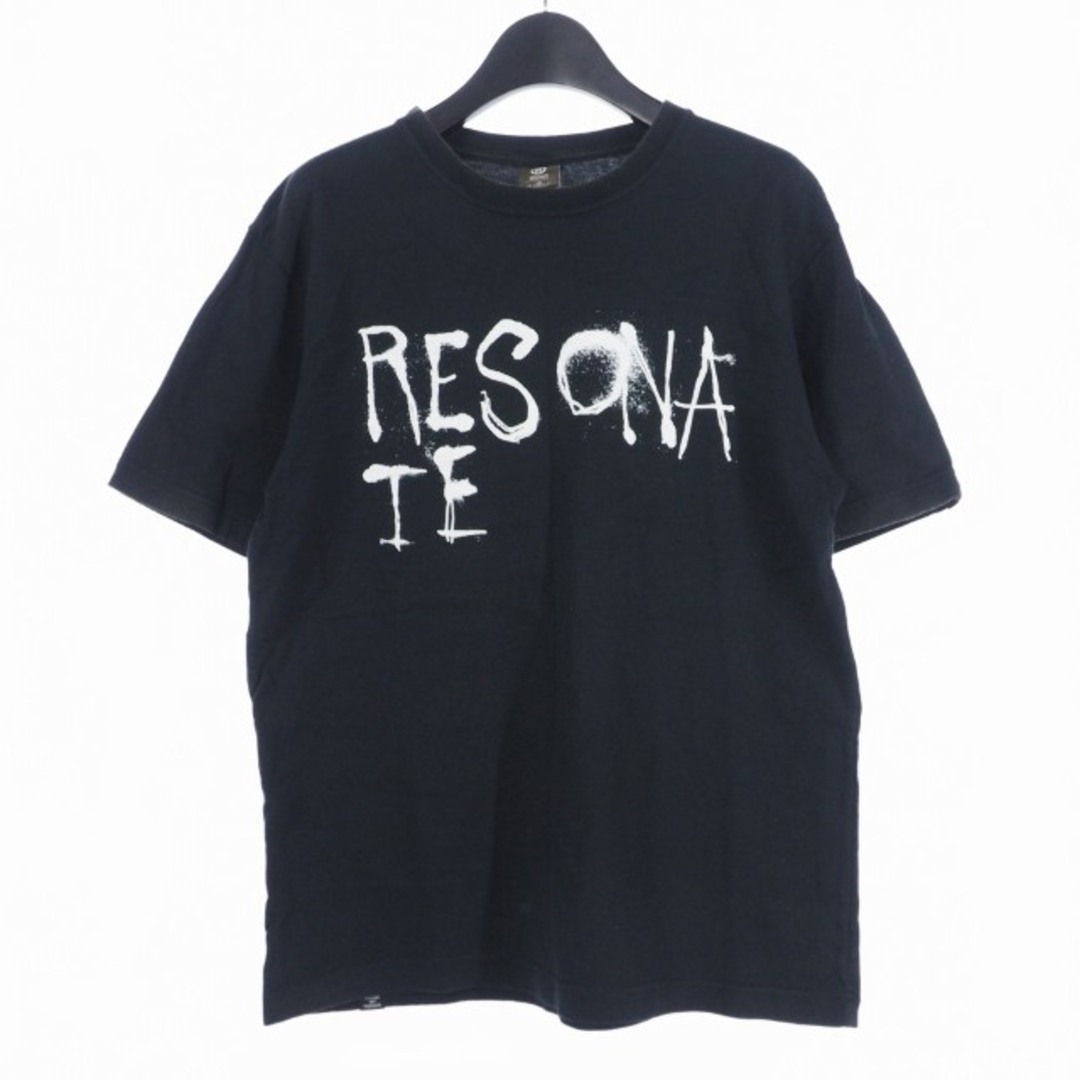 RESONATE GOODENOUGH(リゾネイトグッドイナフ)のリゾネイト グッドイナフ Tシャツ ワンポイントロゴ 半袖 丸首 M 黒 メンズのトップス(Tシャツ/カットソー(半袖/袖なし))の商品写真