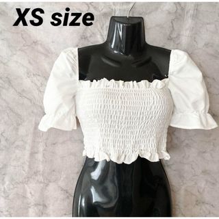 シーイン(SHEIN)のトップスレディース半袖オフショルダーオフショル薄手夏おしゃれ白ホワイト(Tシャツ(半袖/袖なし))