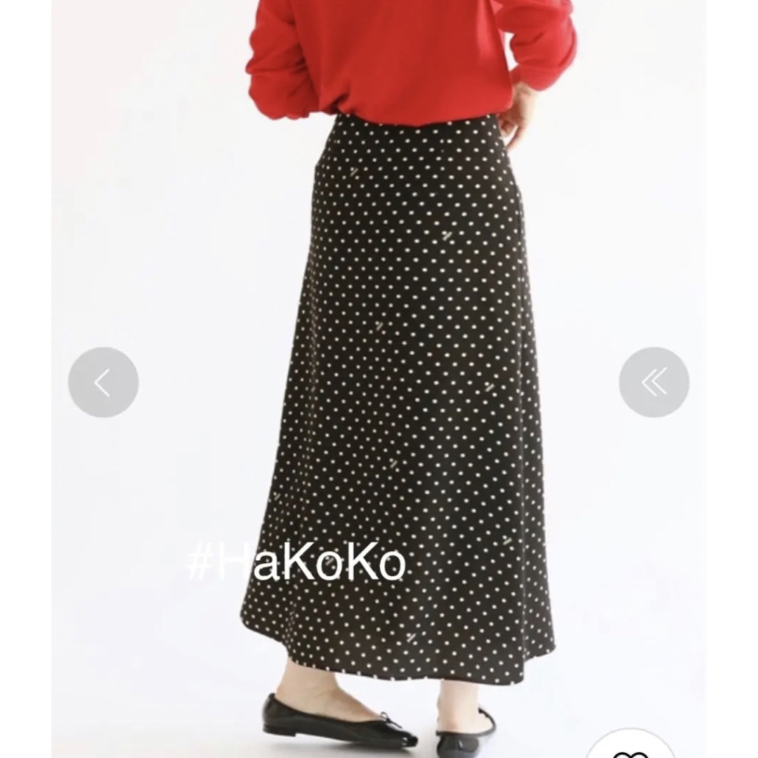 IENA - 【美品】 IENA イエナ sese ドットスカート 水玉 ロゴ IENA - 【美品】 IENA イエナ sese ドットスカート 水玉 ロゴ
