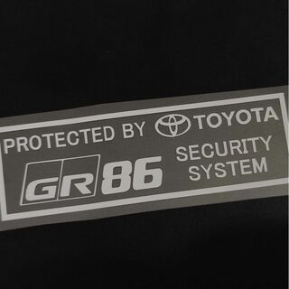 トヨタ(トヨタ)のトヨタ GR86 セキュリティステッカー 2枚 GR TRD GRMN(セキュリティ)