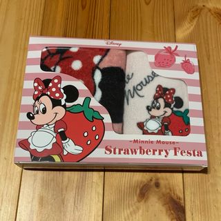 ディズニー(Disney)のミニーちゃん　プレミアムタオルギフトセット　strawberry festa(タオル/バス用品)