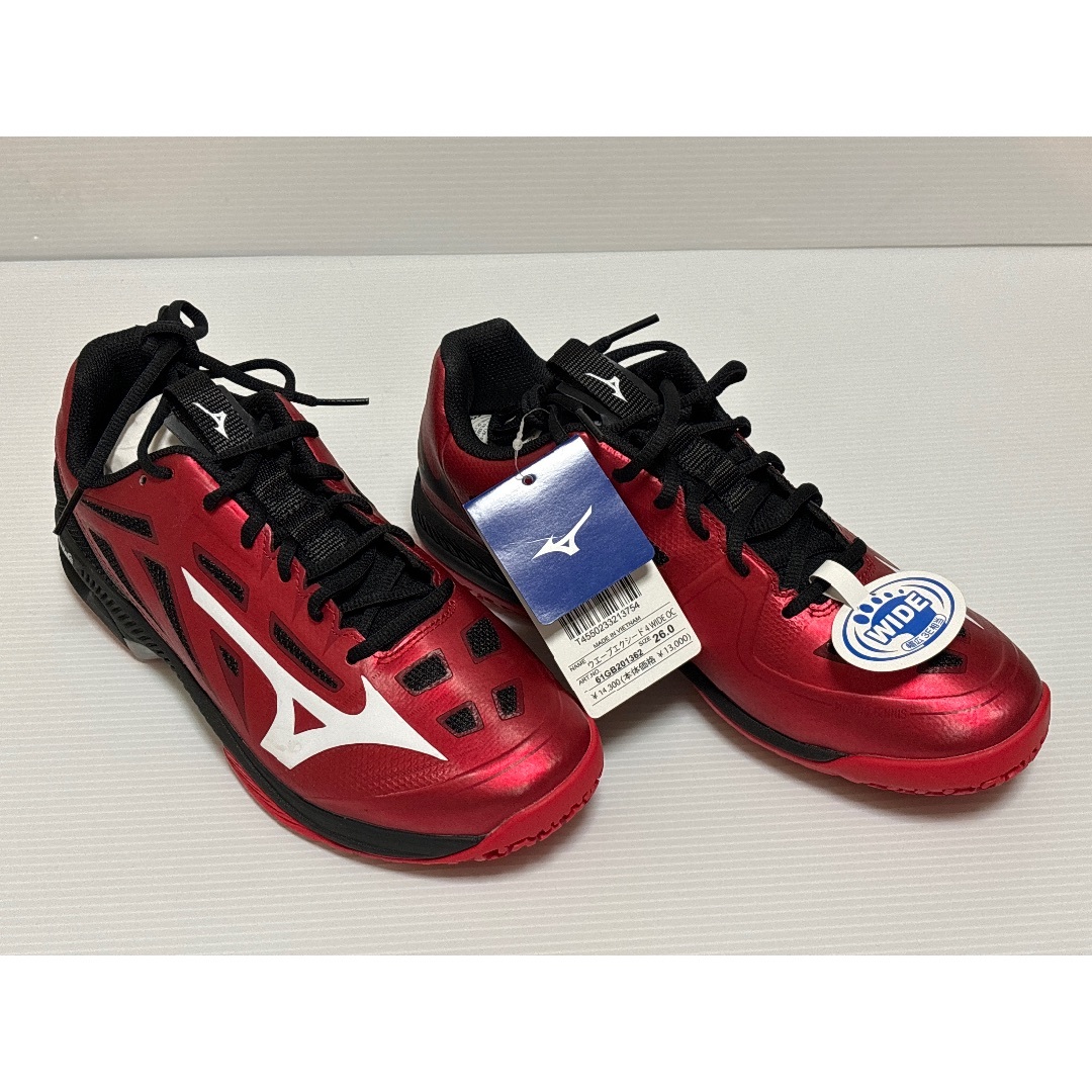 MIZUNO(ミズノ)のMIZUNO ユニセックス ウエーブエクシード 4 WIDE OC WAVE E スポーツ/アウトドアのテニス(シューズ)の商品写真