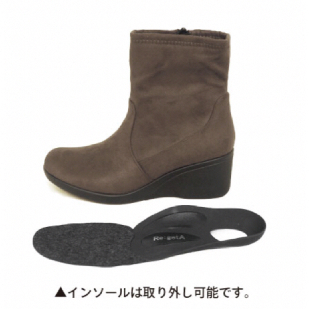 Re:getA(リゲッタ)のリゲッタ　サイドジップヒールブーツ レディースの靴/シューズ(ブーツ)の商品写真