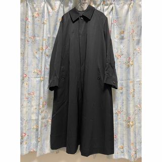 ヨウジヤマモト(Yohji Yamamoto)のヨウジヤマモト 80's ウールギャバオーバーサイズマントステンカラーコート(ステンカラーコート)