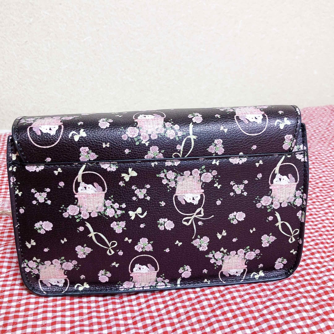 franche lippee(フランシュリッペ)の【新品・未使用】フランシュリッペ＊バスケットうさぎ＊ショルダーバッグ＊ピンク レディースのバッグ(ショルダーバッグ)の商品写真