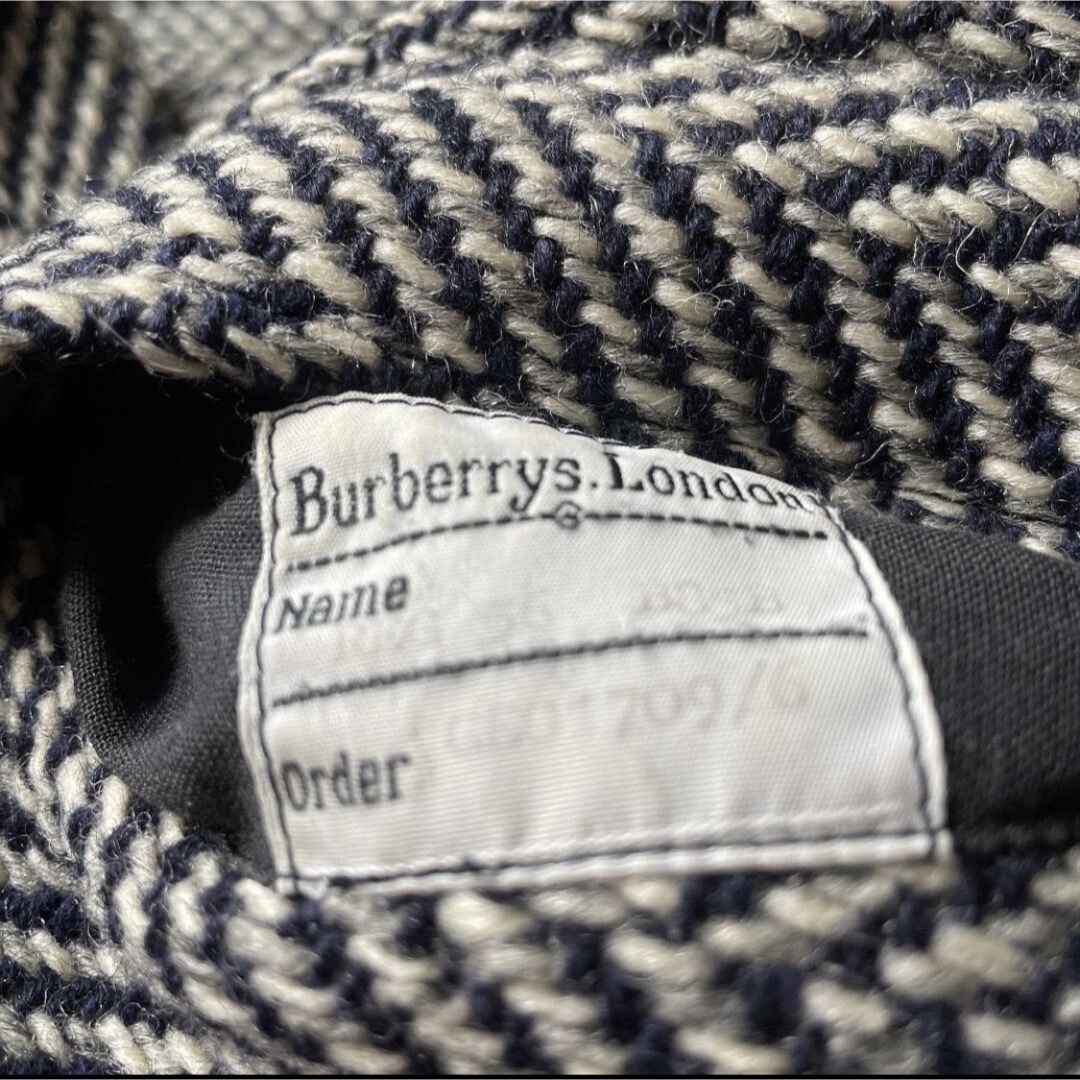 BURBERRY - 【極上/美品】Burberry 一枚袖ツイードハリントン