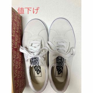 ヴァンズ(VANS)のVANS スニーカー　ホワイト　スエード　22センチ(スニーカー)