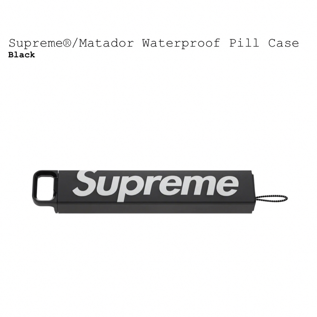 Supreme - Supreme Matador Waterproof Pill Case 黒の通販 by ...