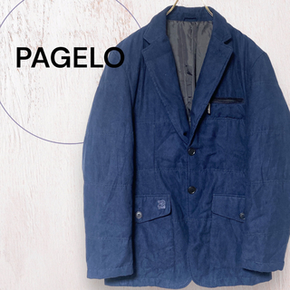 パジェロ(PAGELO)の【パジェロ】もこもこジャケット アウター ネイビー 暖かアウター(その他)