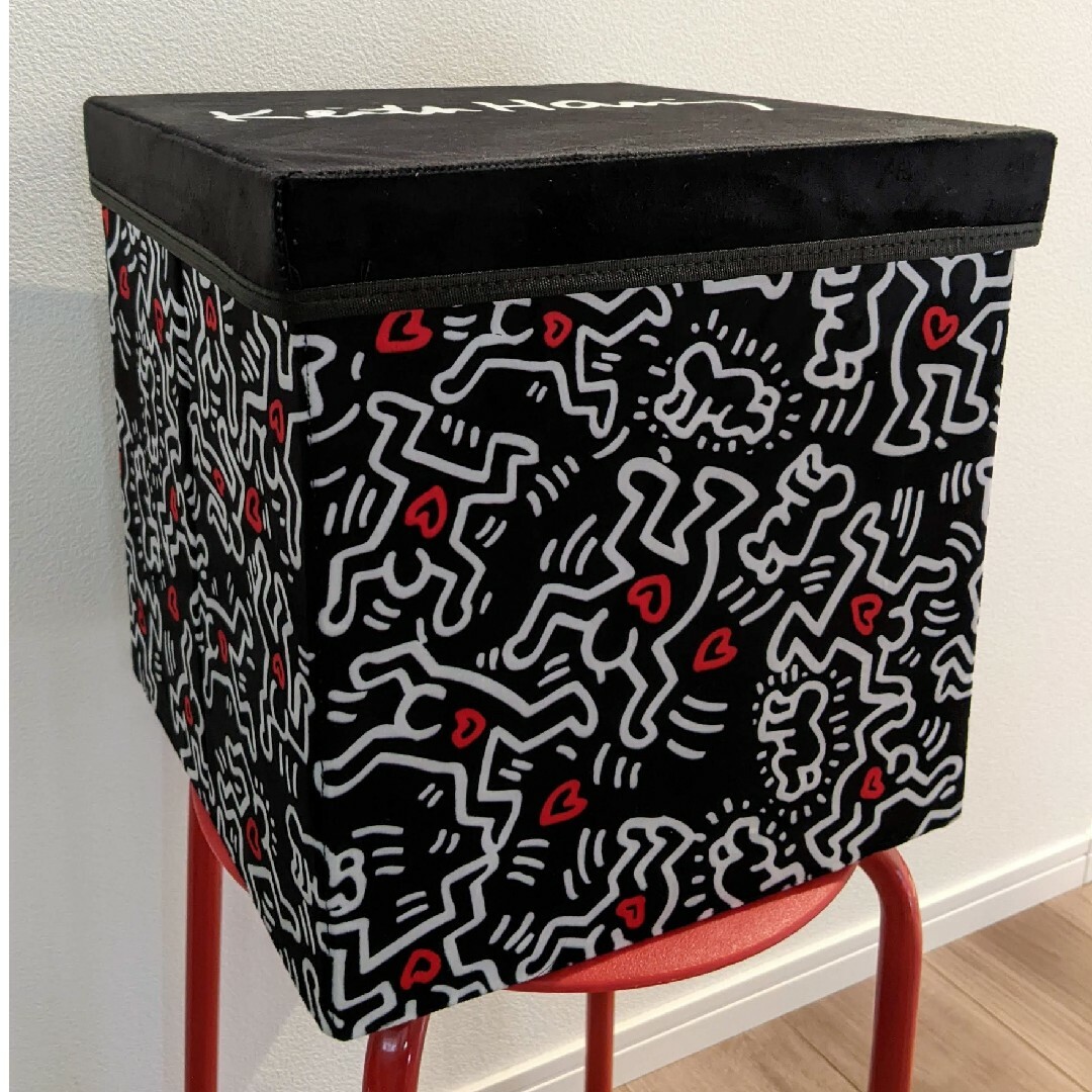 KEITH HARING(キースヘリング)の新品 Keith Haring 収納ボックス BOX キースヘリング 未開封 インテリア/住まい/日用品の収納家具(ケース/ボックス)の商品写真