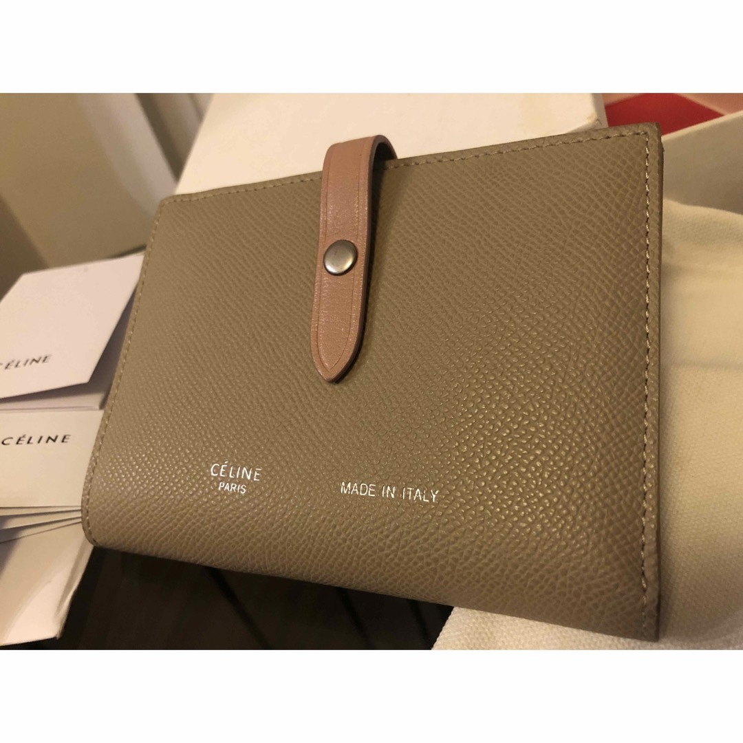 celine(セリーヌ)のCELINE セリーヌ ミディアムストラップウォレット バイカラー レディースのファッション小物(財布)の商品写真