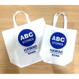 ☆【大小セット】【新品未使用】Hawaii ABCストア 不織布バッグ(エコバッグ)