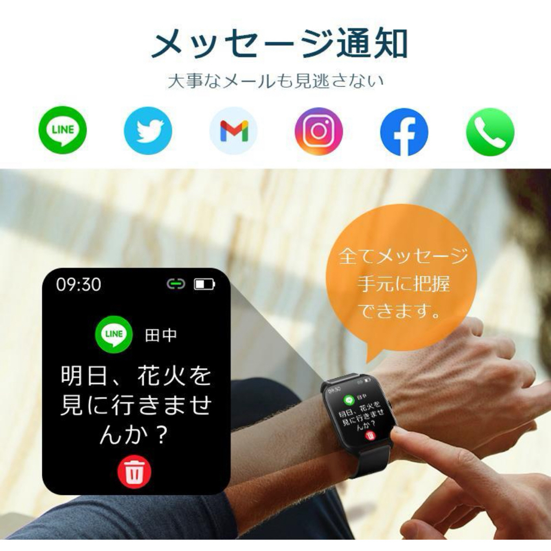 非侵襲的血糖値測定 スマートウォッチ 皮膚温 心拍計 歩数計 血中酸素