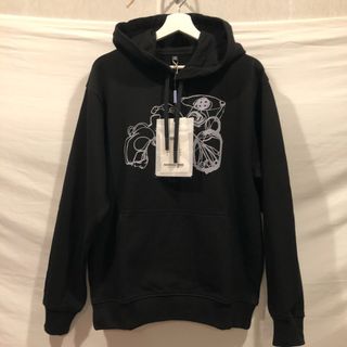 アレキサンダーマックイーン(Alexander McQueen)の[未使用] アレキサンダーマックイーン　MCQ パーカー　ブラック　‼️(パーカー)