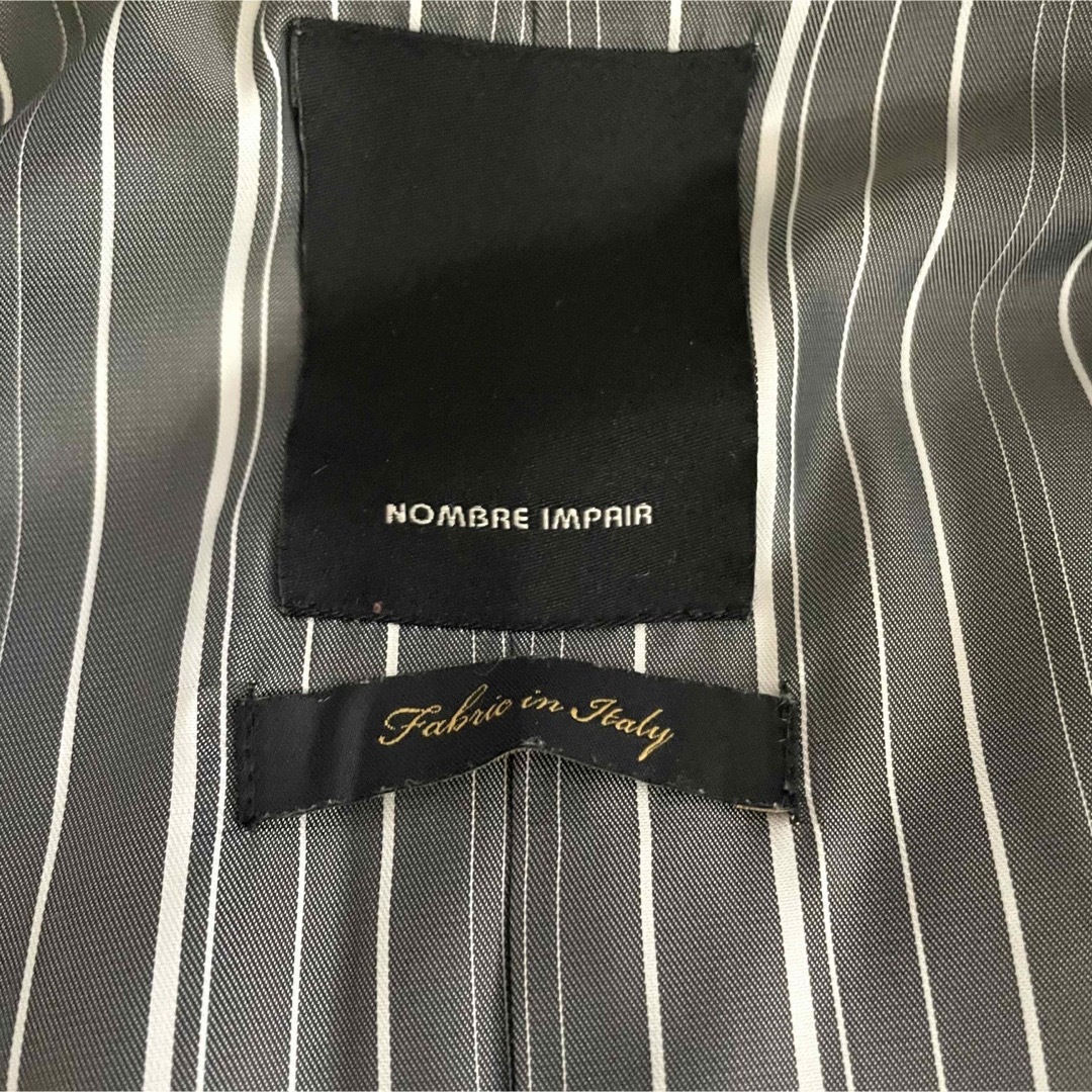 nombre impair(ノンブルアンベール)の【カシミヤ】NOMBRE IMPAIR ノンブルアンペール ツイードコクーン レディースのジャケット/アウター(ロングコート)の商品写真