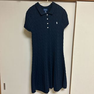 ポロラルフローレン(POLO RALPH LAUREN)のポロラルフローレン　ケーブルニット　コットン　polo セーター　ドレス(ワンピース)