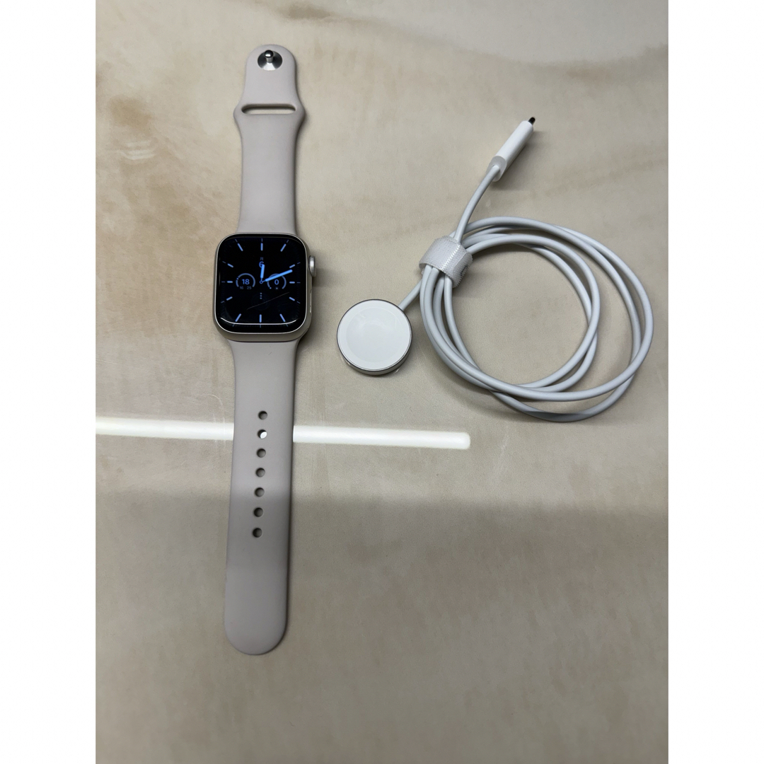 Apple Watch - 超美品!Apple Watch series 7 GPSモデル 41mm アルミの