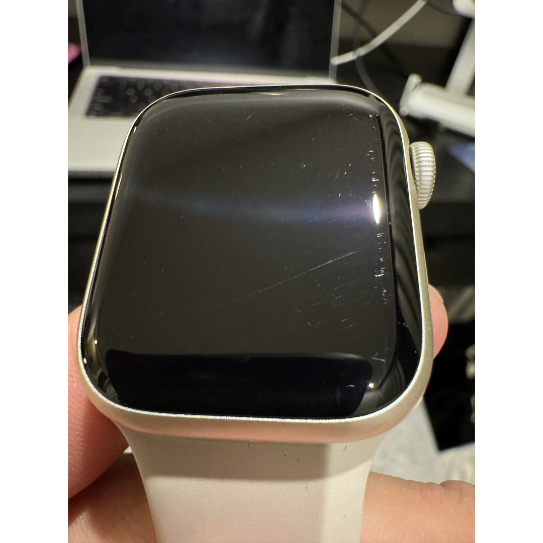 Apple Watch(アップルウォッチ)の超美品！Apple Watch series 7 GPSモデル 41mm アルミ スマホ/家電/カメラのスマートフォン/携帯電話(その他)の商品写真