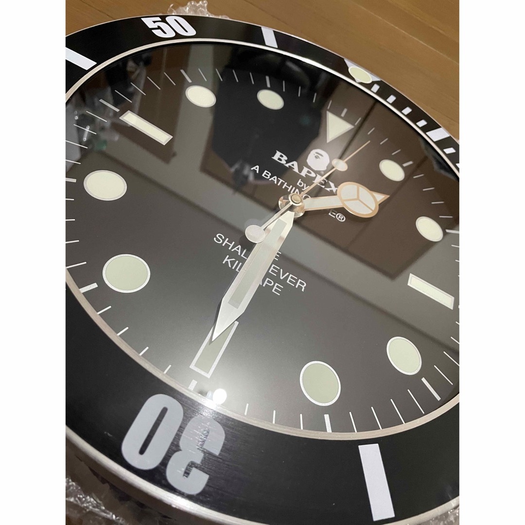 A BATHING APE(アベイシングエイプ)のBAPE  BAPEX WALL CLOCK インテリア/住まい/日用品のインテリア小物(掛時計/柱時計)の商品写真