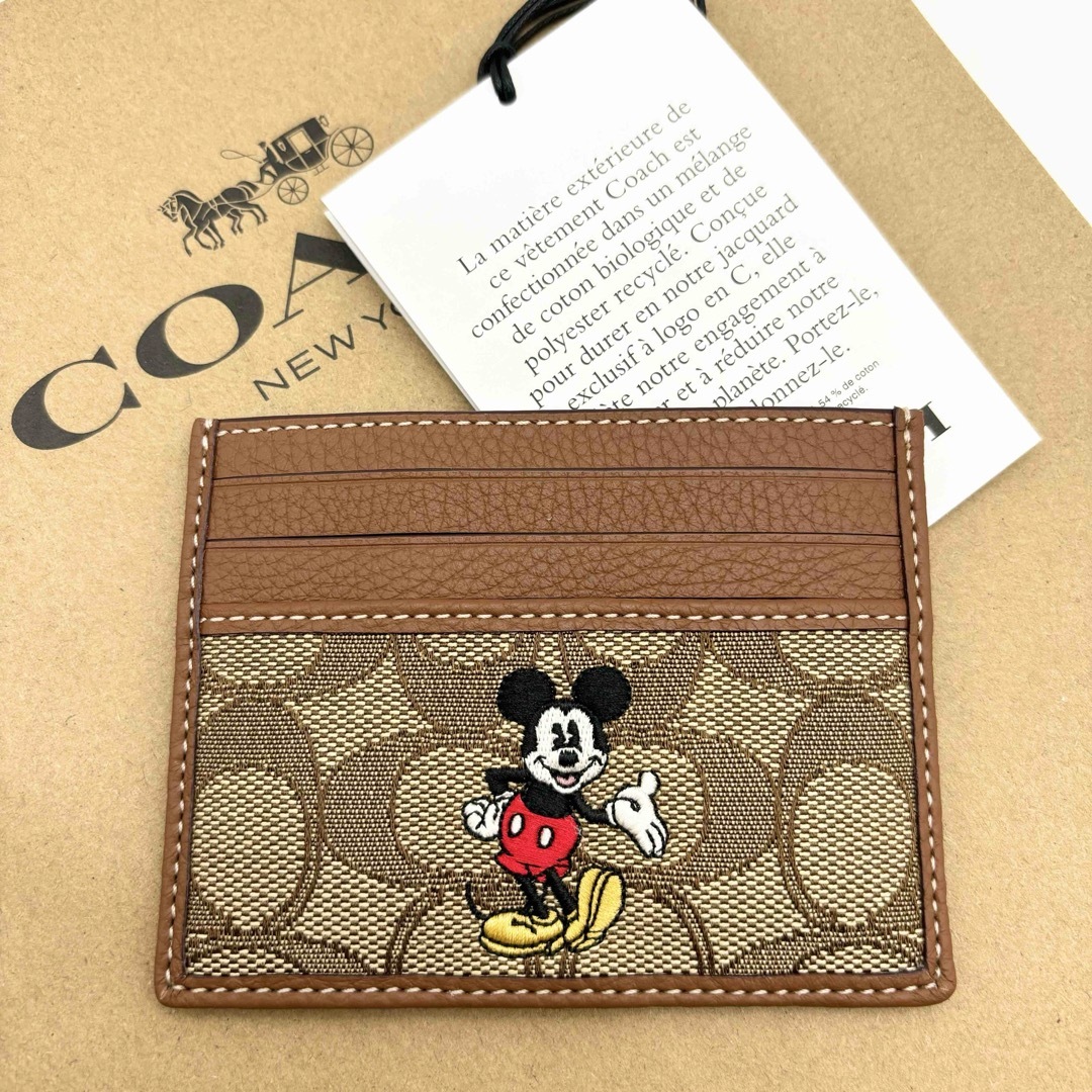 新品【COACH】コーチ スリム ID カード ケース 定期入れ 名刺入れ-