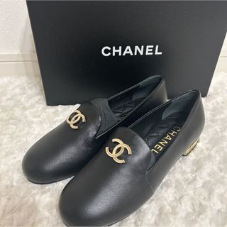 【新品未使用】 Chanel シャネル 革靴 36（23cm） 黑 超人気です