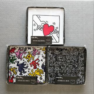 新品 Keith Haring 収納ボックス 3点セット BOX キースヘリング