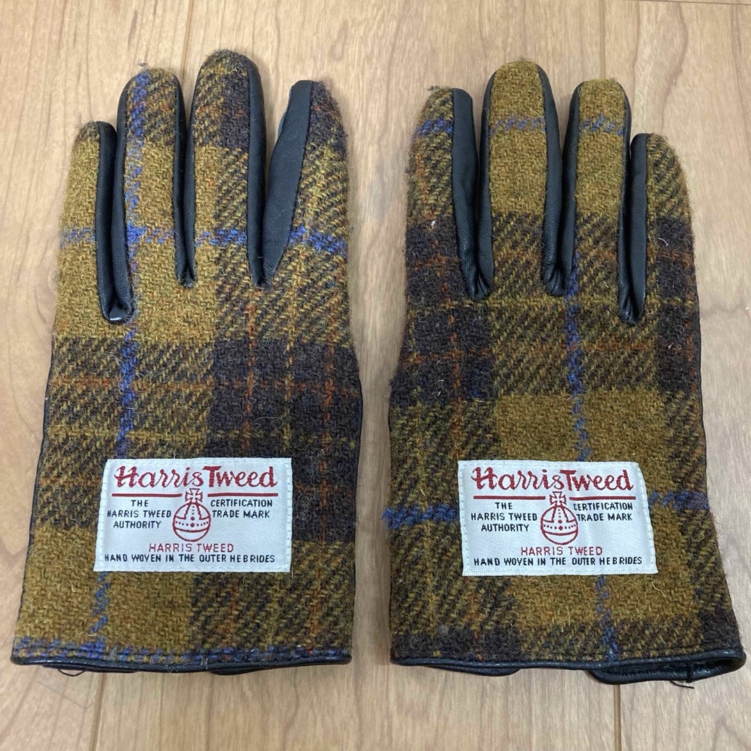 Harris Tweed(ハリスツイード)のオキニ様専用　ハリスツイード　手袋　 レディースのファッション小物(手袋)の商品写真